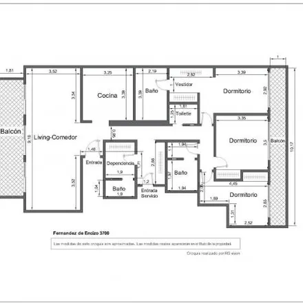 Buy this 3 bed apartment on Fernández de Enciso 3771 in Villa Devoto, C1417 BSY Buenos Aires