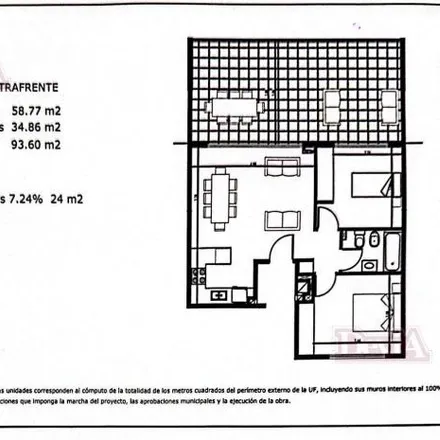Buy this 2 bed apartment on Roseti 2046 in Villa Ortúzar, 1174 Buenos Aires