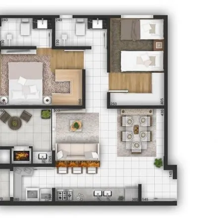 Buy this 3 bed apartment on Rua Octávio de Carvalho in Jardim Carvalho, Ponta Grossa - PR
