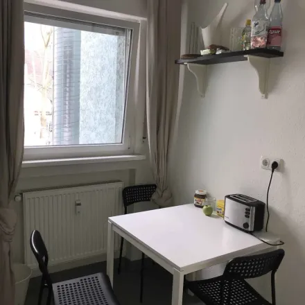 Rent this 1 bed apartment on Ehemalige Hainer Gasse in 60594 Frankfurt, Germany