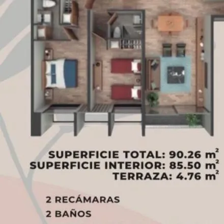 Buy this 2 bed apartment on Avenida Paseo de la Cantera in F2 SIENNA, 45203 Zapopan