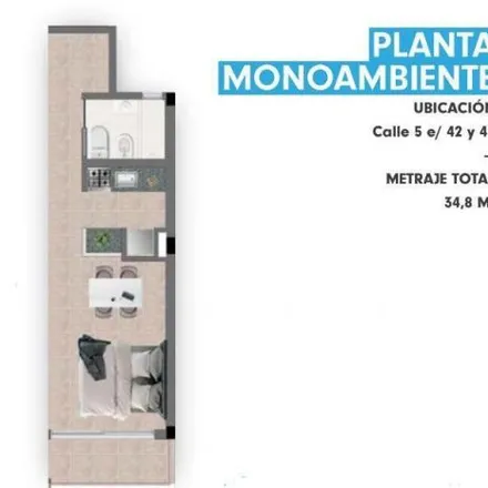 Buy this studio apartment on Calle 5 532 in Partido de La Plata, 1900 La Plata