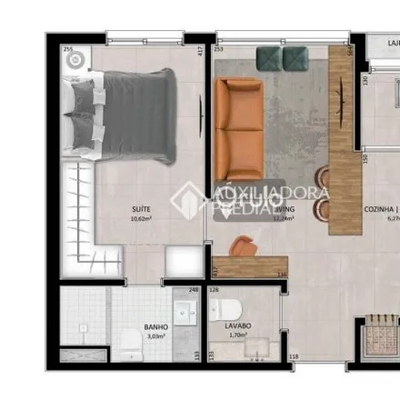 Buy this 1 bed apartment on Travessa Carmen in Moinhos de Vento, Porto Alegre - RS