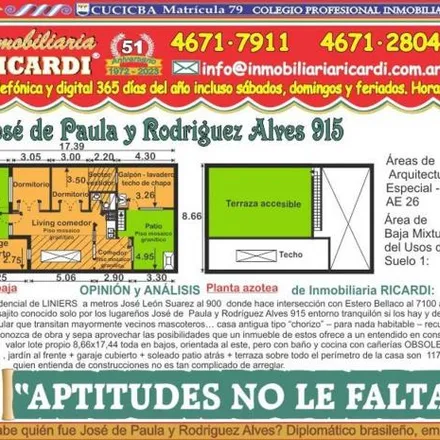 Buy this 2 bed house on José de Paula y Rodríguez Alves 911 in Liniers, C1408 DSI Buenos Aires