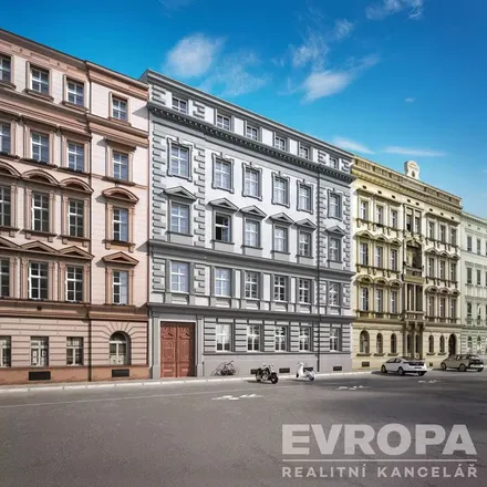 Rent this 1 bed apartment on Peckova 280/9 in 186 00 Prague, Czechia