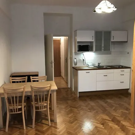 Rent this 1 bed apartment on Kadeřnictví U Slavie in Vršovická 1438/67, 100 00 Prague