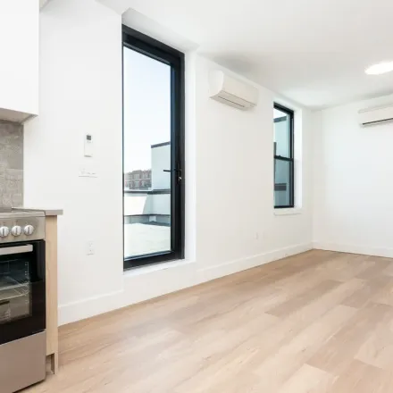 Rent this 1 bed apartment on 585 Knickerbocker Avenue in New York, NY 11237