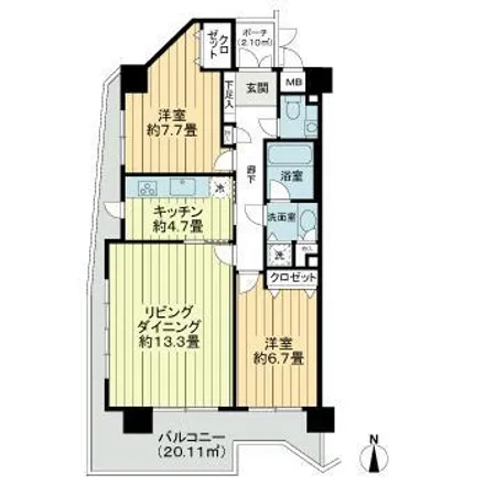 Image 2 - 慈光寺, Seizoroi-zaka, Jingumae 2-chome, Shibuya, 160-0013, Japan - Apartment for rent