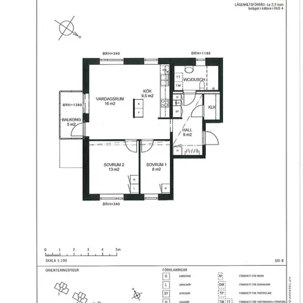 Rent this 3 bed apartment on Sköndalsvägen 21 in 128 66 Stockholm, Sweden