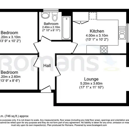 Image 9 - Coombe Grange, Cardwell Crescent, Ascot, SL5 9BY, United Kingdom - Apartment for rent