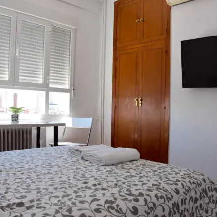 Rent this 3 bed apartment on Café Conde Duque in Calle del Conde Duque, 32
