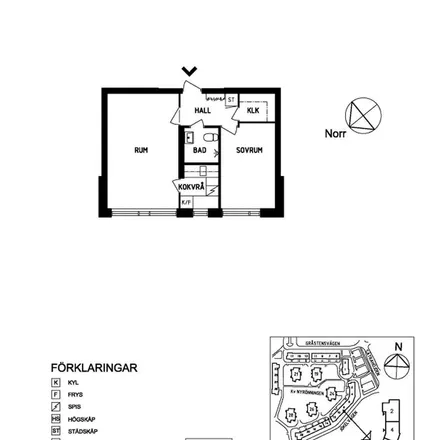 Rent this 2 bed apartment on Jökelvägen 8 in 806 32 Gävle, Sweden