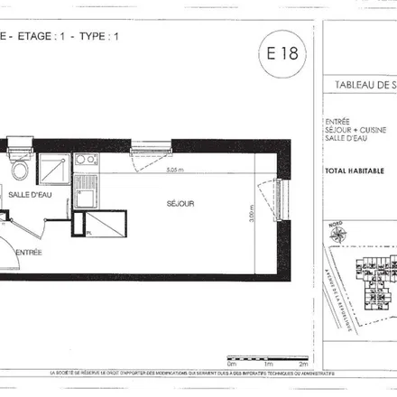 Rent this 1 bed apartment on 16 Avenue de la République in 87170 Isle, France