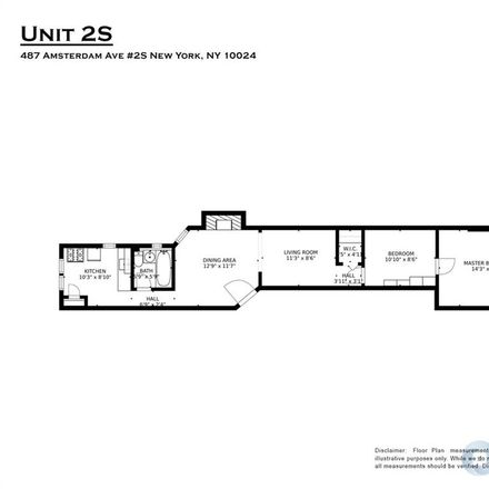 Rent this 2 bed condo on 487 Amsterdam Avenue in New York, NY 10024