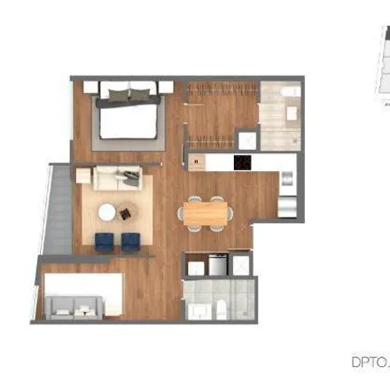 Buy this 1 bed apartment on Calle Domingo Orué 198 in Miraflores, Lima Metropolitan Area 15073