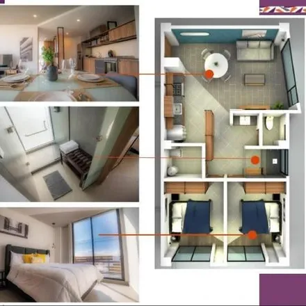 Rent this 2 bed apartment on Calle Mixteca in 72754 San Bernardino Tlaxcalancingo, PUE