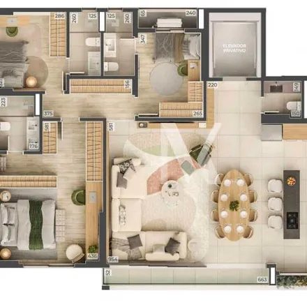 Buy this 3 bed apartment on Rua C-232 in Setor Jardim América, Goiânia - GO