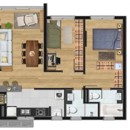 Buy this 1 bed apartment on Rua Costa Lima in Nonoai, Porto Alegre - RS