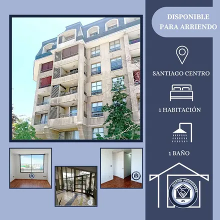 Rent this 1 bed apartment on Alonso de Ovalle 131 in 833 0180 Santiago, Chile