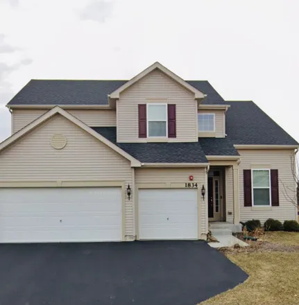 Rent this 4 bed house on 1834 Newberry Lane in Hoffman Estates, Hanover Township