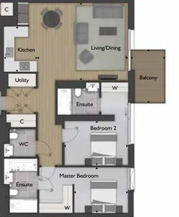 Image 9 - Neroli House, Piazza Walk, London, E1 8FU, United Kingdom - Apartment for rent