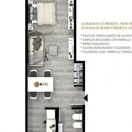 Buy this studio apartment on Miller 4125 in Saavedra, C1431 AJI Buenos Aires
