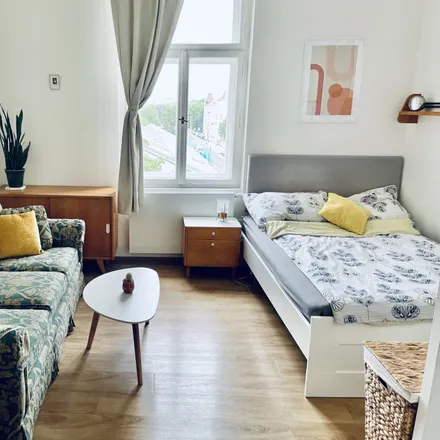 Rent this 1 bed apartment on Šaldova 337/15 in 186 00 Prague, Czechia