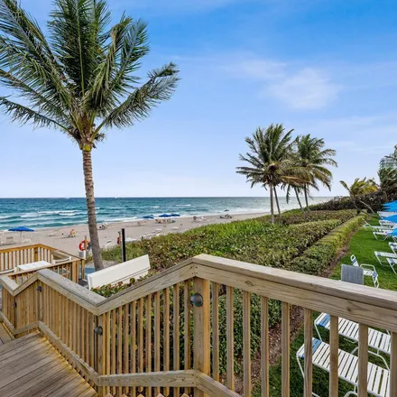 Rent this 2 bed apartment on South Ocean Boulevard in Highland Beach, Palm Beach County