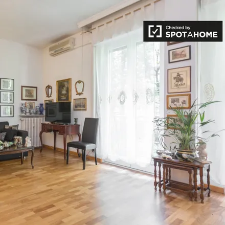 Rent this 1 bed apartment on Via Leon Battista Alberti in 5, 20149 Milan MI