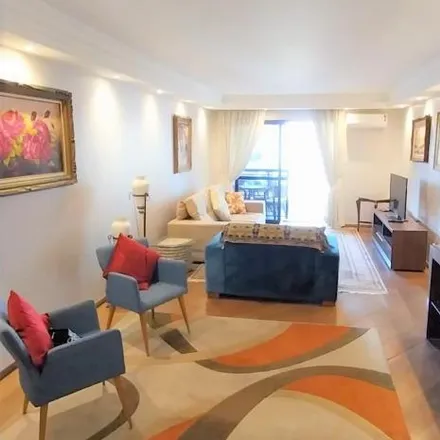 Rent this 3 bed apartment on Avenida Washington Luiz in Boqueirão, Santos - SP