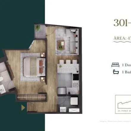 Buy this 1 bed apartment on Limaná in Augusto Pérez Araníbar Avenue, San Isidro