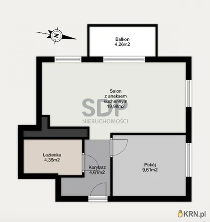 Buy this 2 bed apartment on Przyjaźni 40 in 53-030 Wrocław, Poland