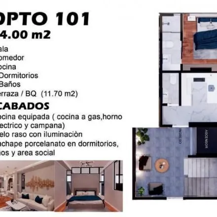 Buy this 3 bed apartment on La Vera Pizzería in Calle 06, Ciudad Satélite