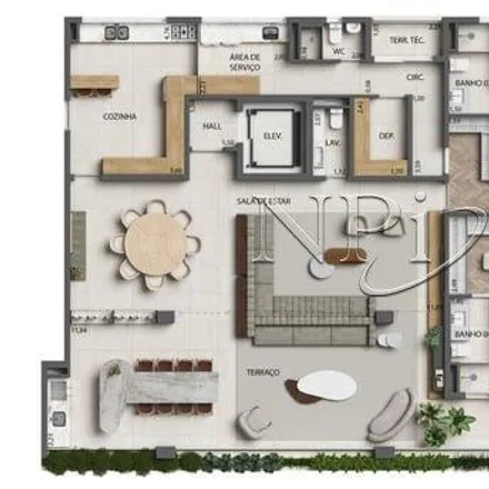 Buy this 3 bed apartment on Avenida Indianópolis 628 in Indianópolis, São Paulo - SP