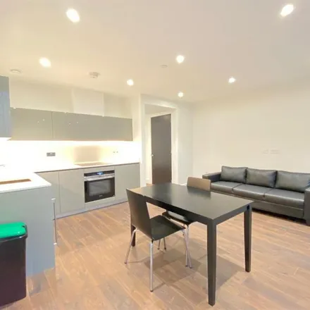 Rent this studio apartment on Neroli House in Piazza Walk, London