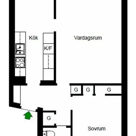 Rent this 1 bed apartment on Ystadsvägen 110 in 121 51 Stockholm, Sweden