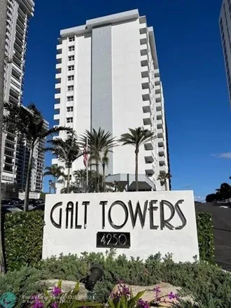Rent this 1 bed condo on The Galleon in 4100 Galt Ocean Drive, Fort Lauderdale