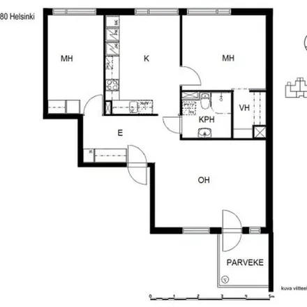 Rent this 3 bed apartment on Vuosaari House in Mosaiikkitori 2, 00980 Helsinki