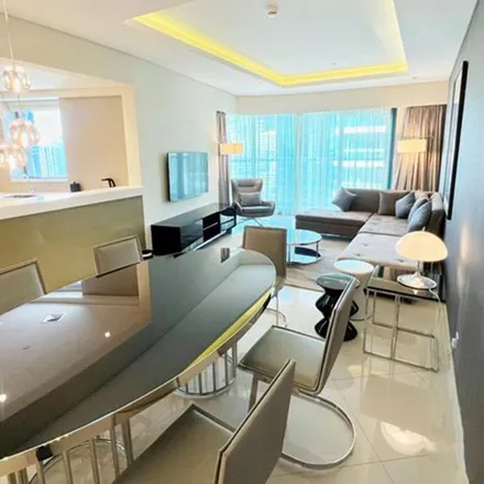 Rent this 3 bed apartment on DAMAC Paramount Hotel & Residence Towers in Financial Center Street, Downtown Dubai