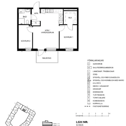 Rent this 3 bed apartment on Majorsvägen in 177 43 Järfälla kommun, Sweden