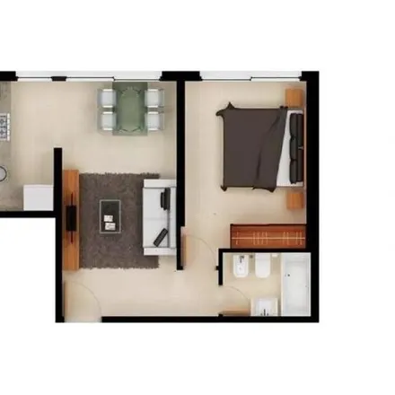 Buy this 1 bed apartment on Gianduia Gelateria in Avenida Carlos Pellegrini, Rosario Centro