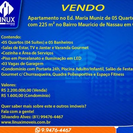 Buy this 5 bed apartment on Mansão do Forró in Rua Francisca Lira Florêncio, Mauricio de Nassau