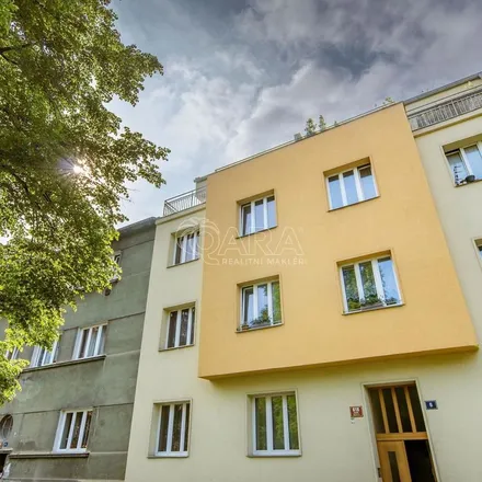 Rent this 1 bed apartment on Donátova 618/6 in 150 00 Prague, Czechia