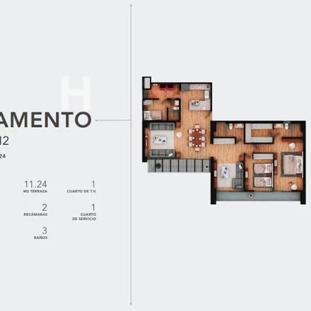 Buy this studio apartment on Parkview in Boulevard Europa 13, Lomas de Angelópolis