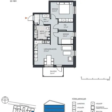 Image 4 - Grönkullagatan 9A, 254 57 Helsingborg, Sweden - Apartment for rent