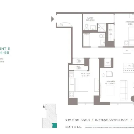Image 2 - 555Ten, 555 10th Avenue, New York, NY 10018, USA - Apartment for rent