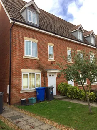 Rent this 4 bed townhouse on 77 Whistlefish Court in Norwich, NR5 8QR