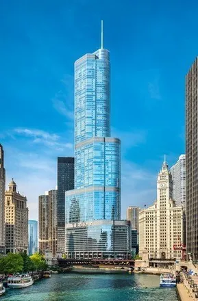 Rent this 2 bed condo on Rebar in 401 North Wabash Avenue, Chicago