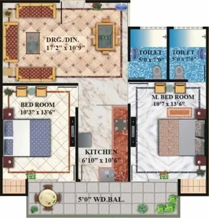Buy this 2 bed apartment on  in Ghaziabad, Uttar Pradesh