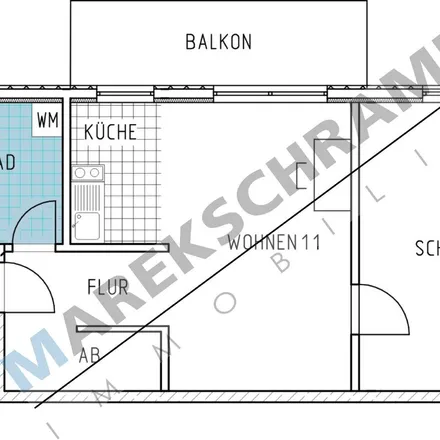 Rent this 1 bed apartment on Wetzlarer Platz in 98693 Ilmenau, Germany
